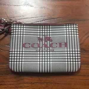Cute Coach wristlet. never used